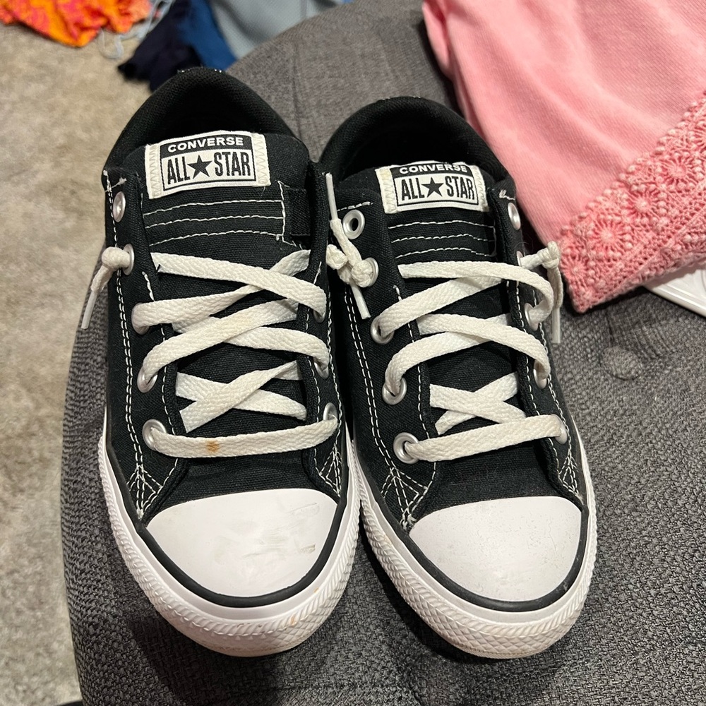 Kids Converse All Star Black Sneakers